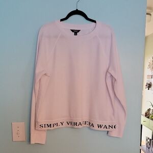 Simply Vera Vera Wang White Pullover